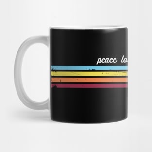 Peace Love Black Panthers Mug